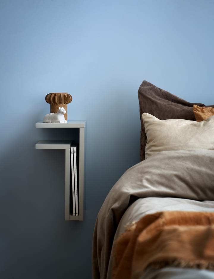 F-shelf wandplank silk grey, Plank links Maze