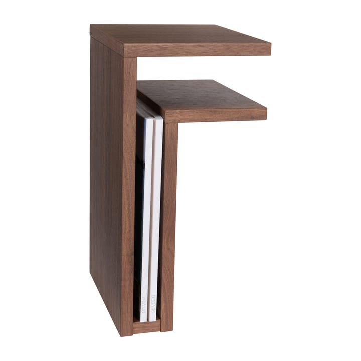 F-shelf wandplank walnoot, plank naar rechts Maze