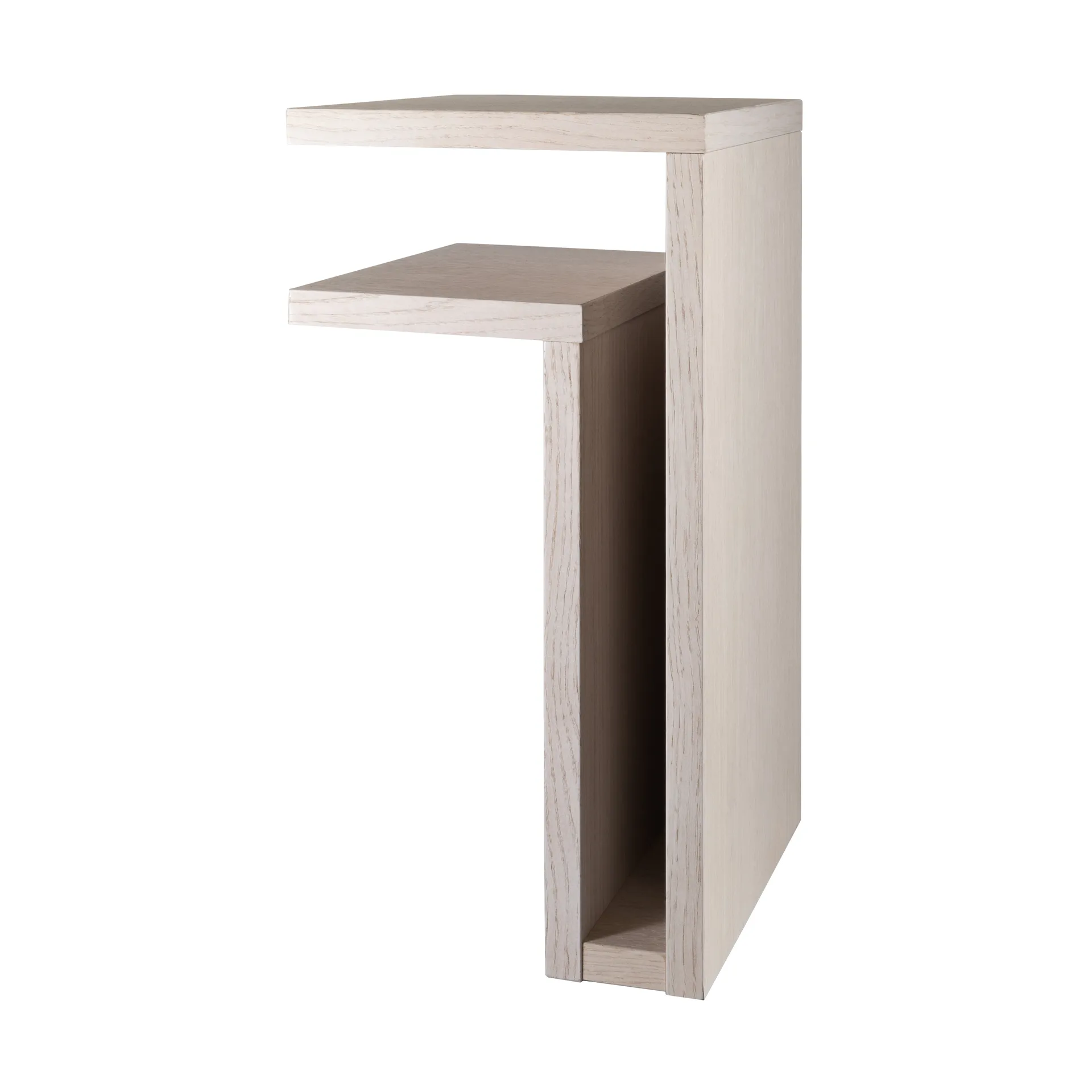 F-shelf wandplank white oak, Plank links Maze