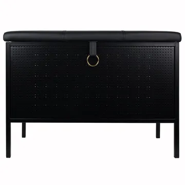 Frank opbergbankje - Zwart - Maze