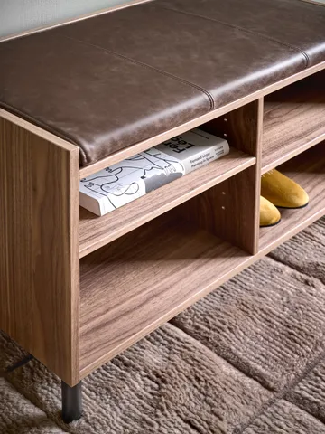 Gentle opbergbank - Walnoot, 78x53x35 cm - Maze