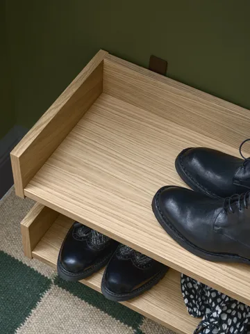 Gentle schoenenplank - Eiken, 78x8x30 cm - Maze