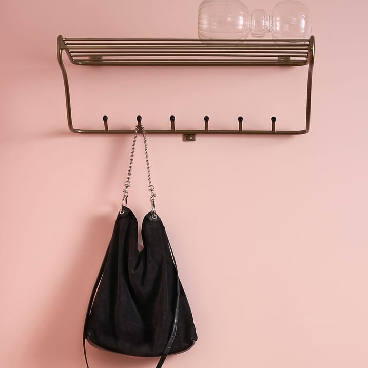 Hat Rack hoedenplank, messing Maze