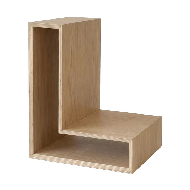 L-shelf wandplank - Eiken, 30x38x29 cm - Maze