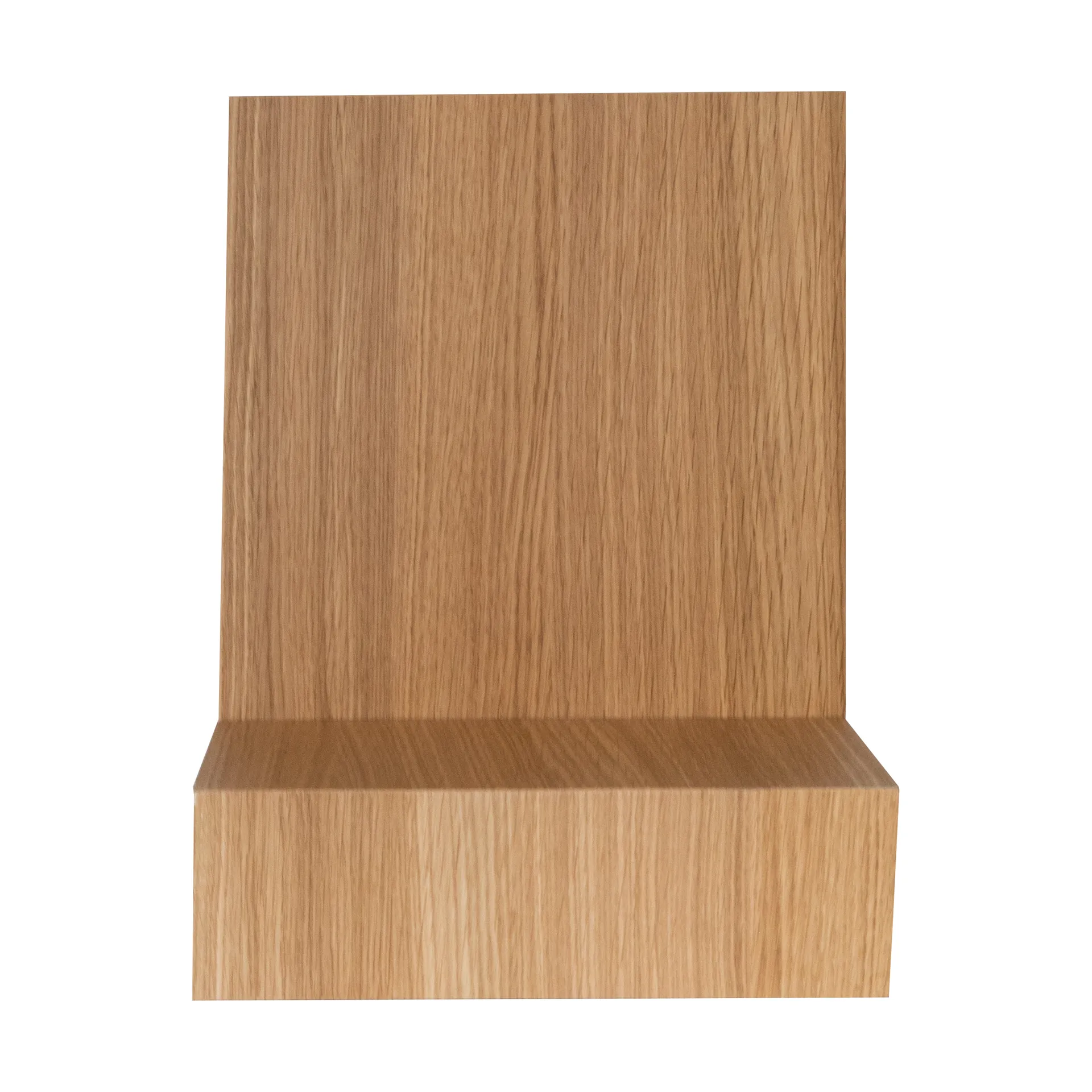 L-shelf wandplank, Eiken, 30x38x29 cm Maze