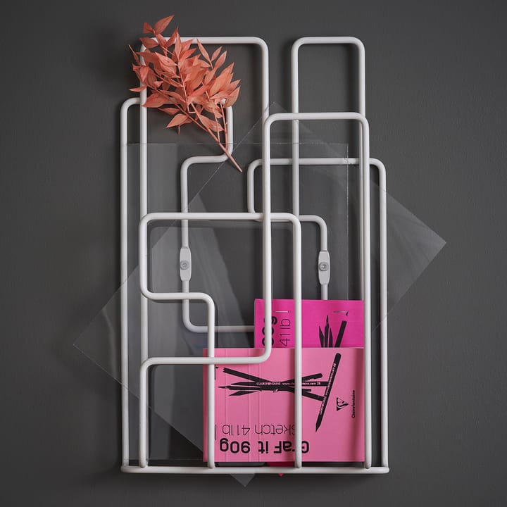 Little Saturday tijdschriftenrek, Wit Maze