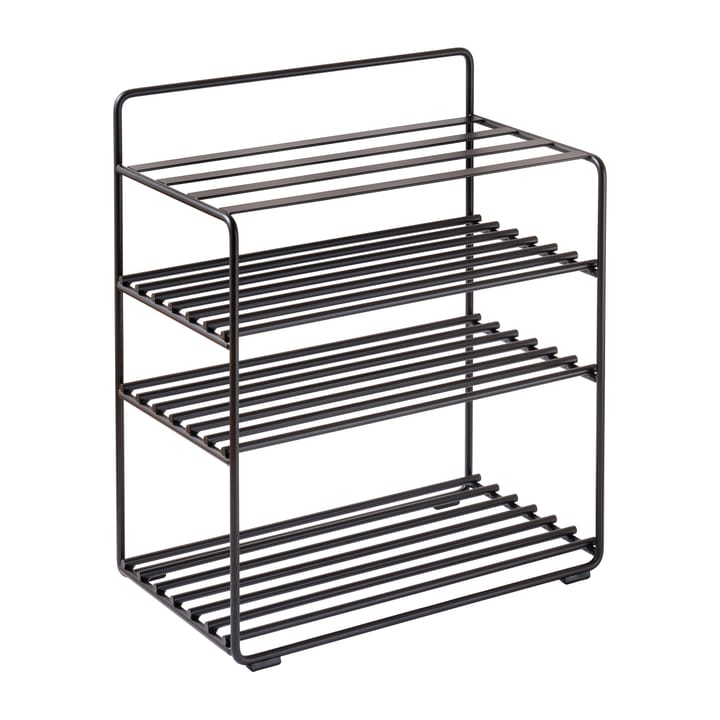 Lower East Seat rek-kruk 50x28x58 cm, Black-black leather Maze