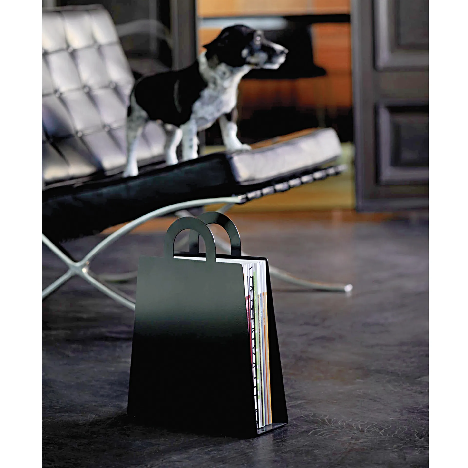 MagBag tijdschriftenhouder, zwart Maze