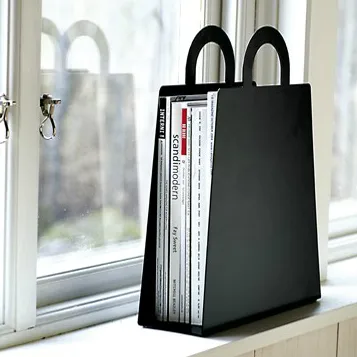 MagBag tijdschriftenhouder, zwart Maze