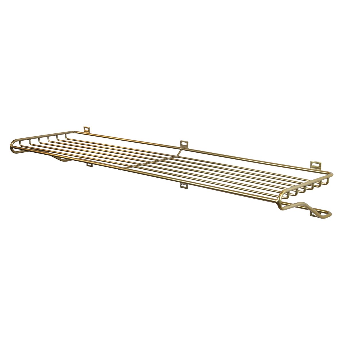 Maze Shoe Shelf L messing | Scandinavisch Interieur | Schoenenrekken | Goudkleurig