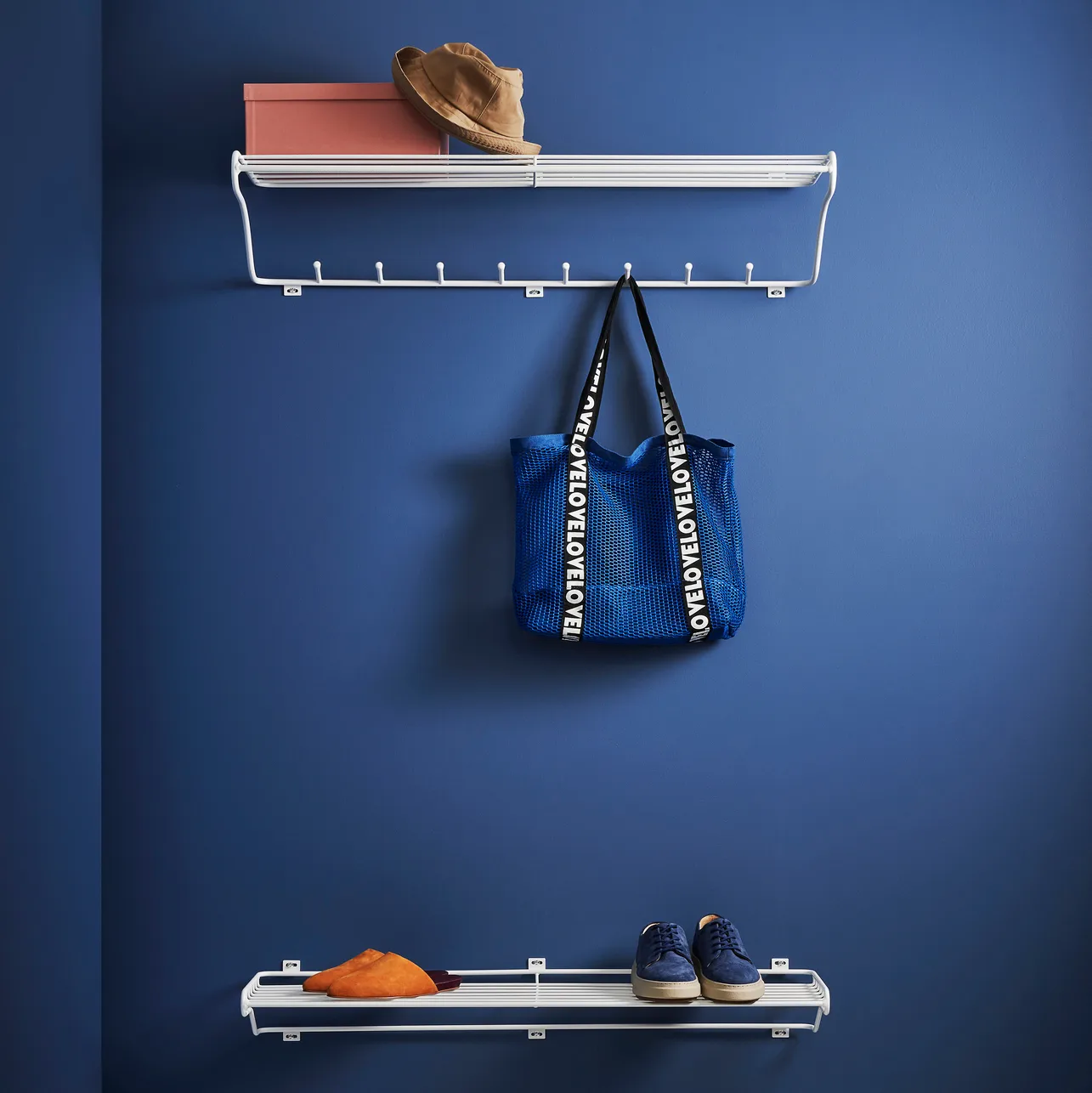 Maze Shoe Shelf L, wit Maze