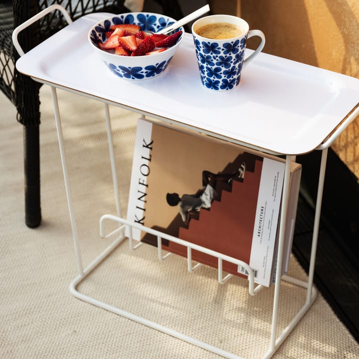 Minnie Mae Paper dienbladtafel, wit Maze