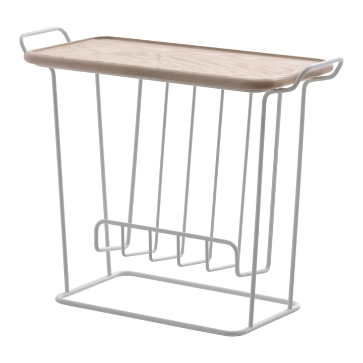 Minnie Mae Wood dienbladtafel - Wit-licht essenhout - Maze