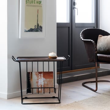 Minnie Mae Wood dienbladtafel - Zwart-donker essenhout - Maze