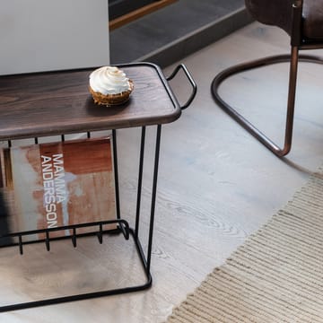 Minnie Mae Wood dienbladtafel - Zwart-donker essenhout - Maze
