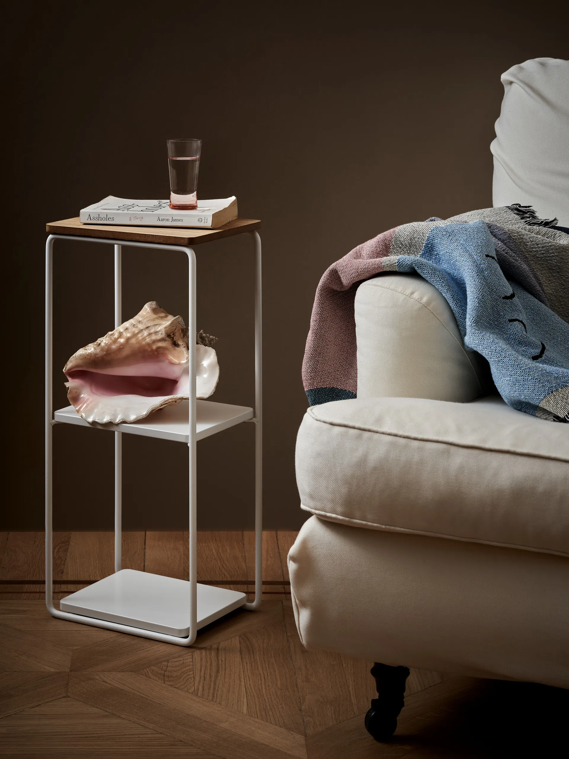 Mixrack Floor Shelf S rek 26x19x57,2 cm, Oak-white Maze