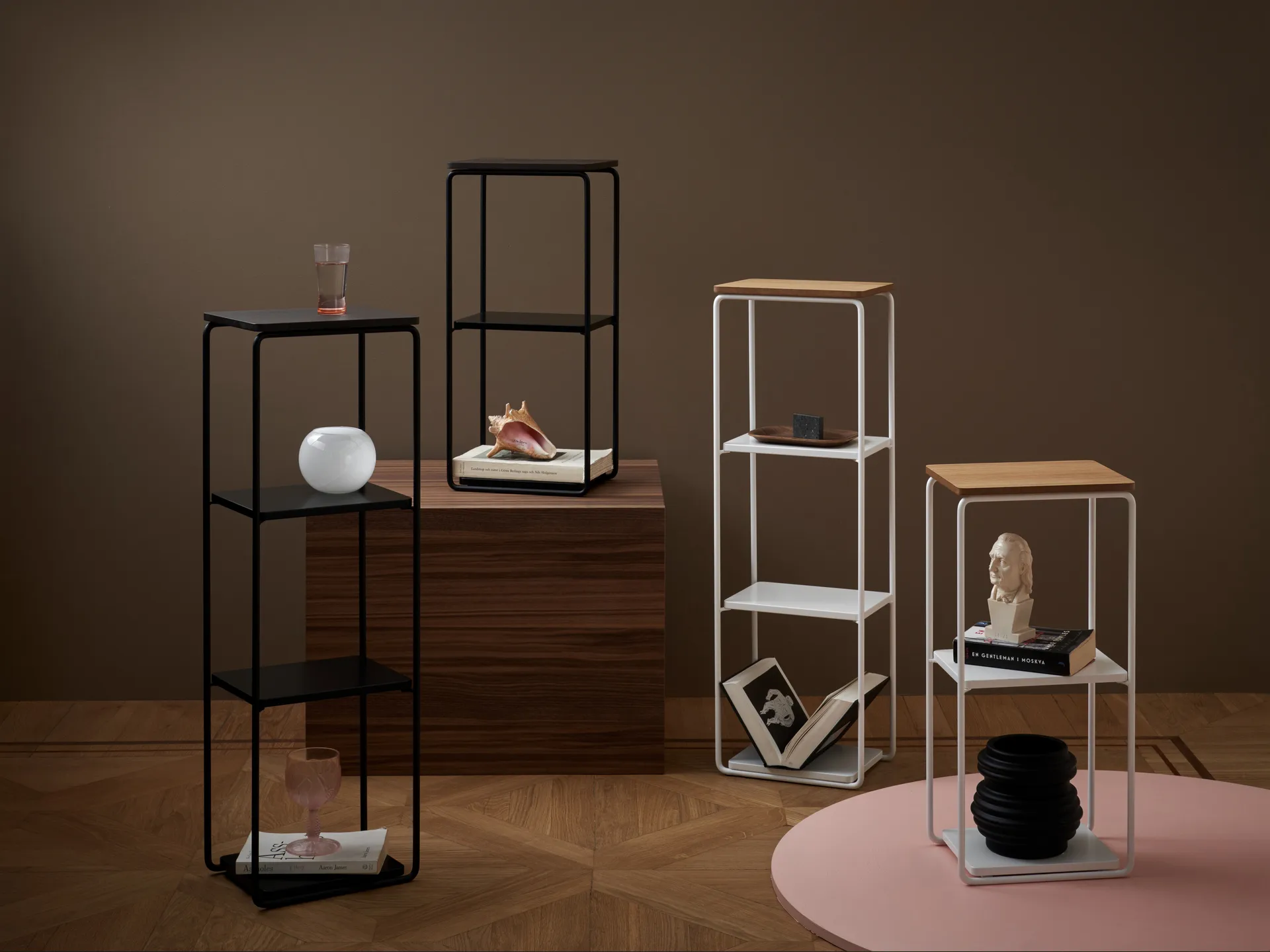 Mixrack Floor Shelf S rek 26x19x57,2 cm, Oak-white Maze