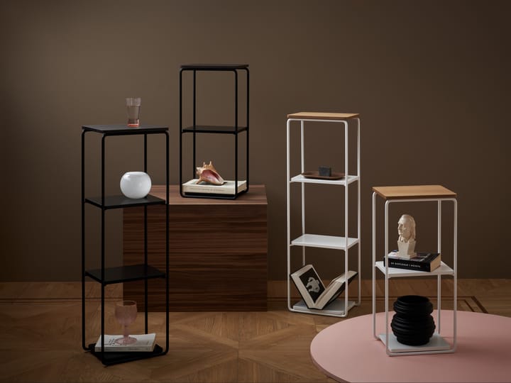 Mixrack Floor Shelf S rek 26x19x57,2 cm, Stained oak-black Maze