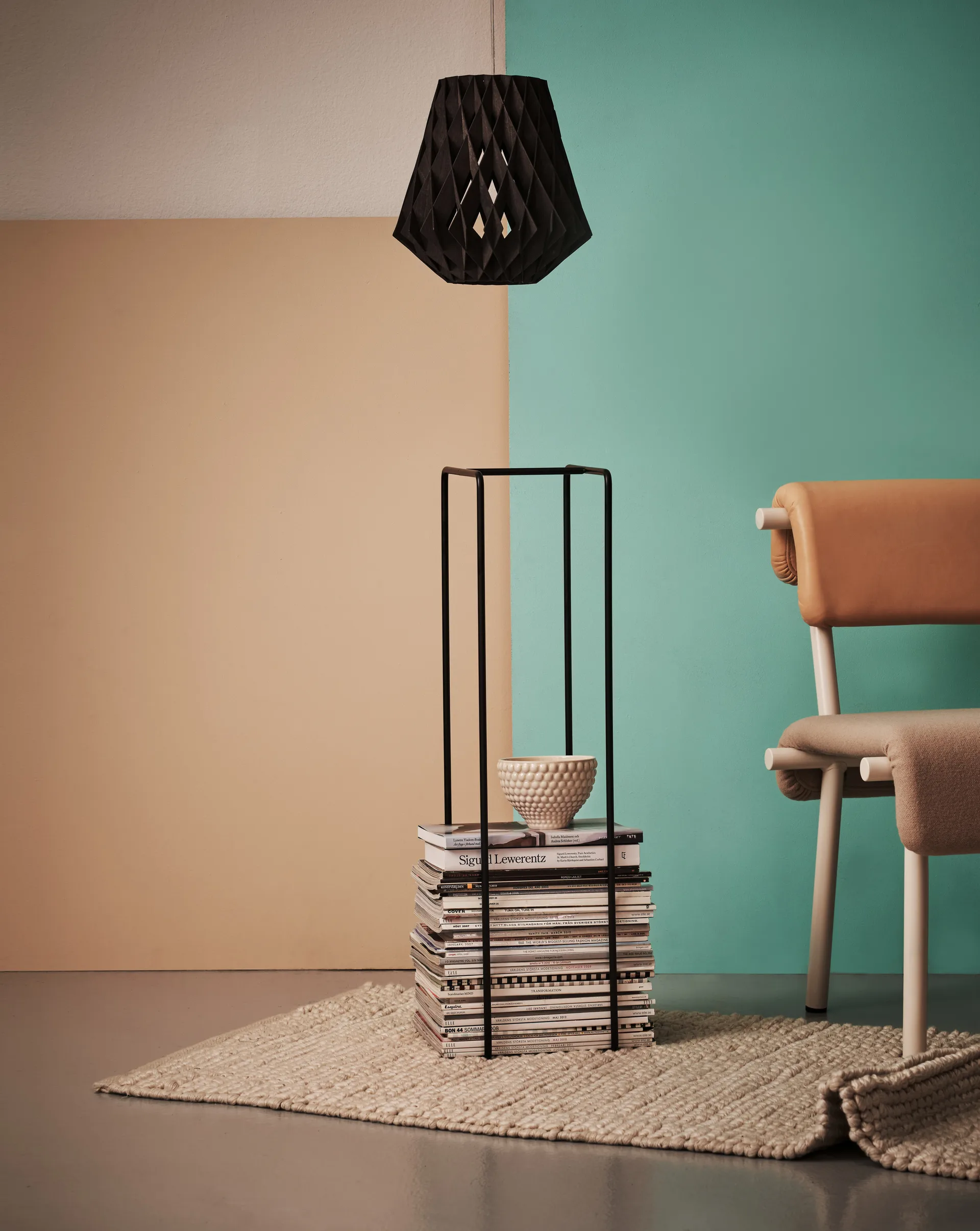 Mixrack opbergrek L, Zwart Maze