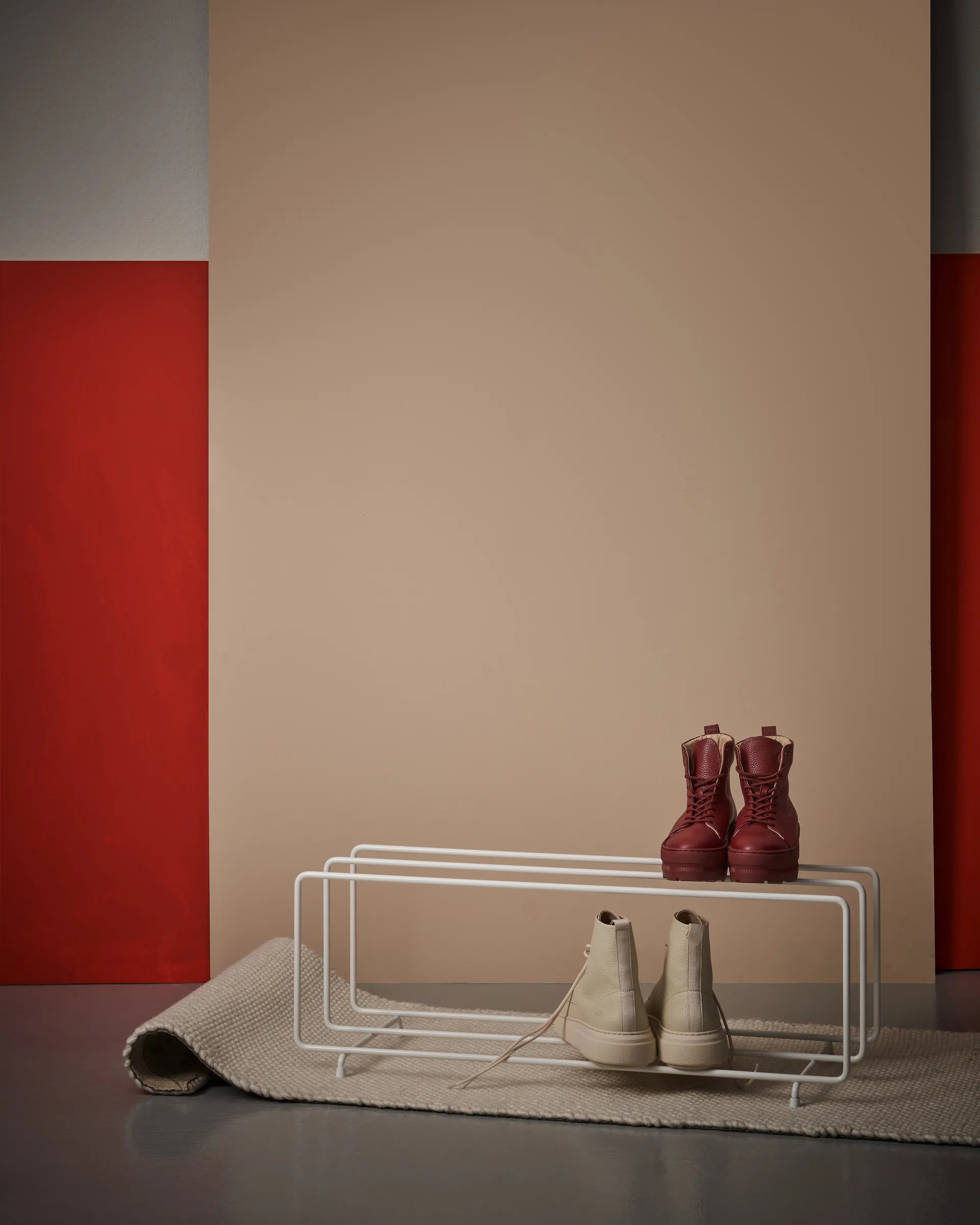 Mixrack schoenenrek L, Wit Maze