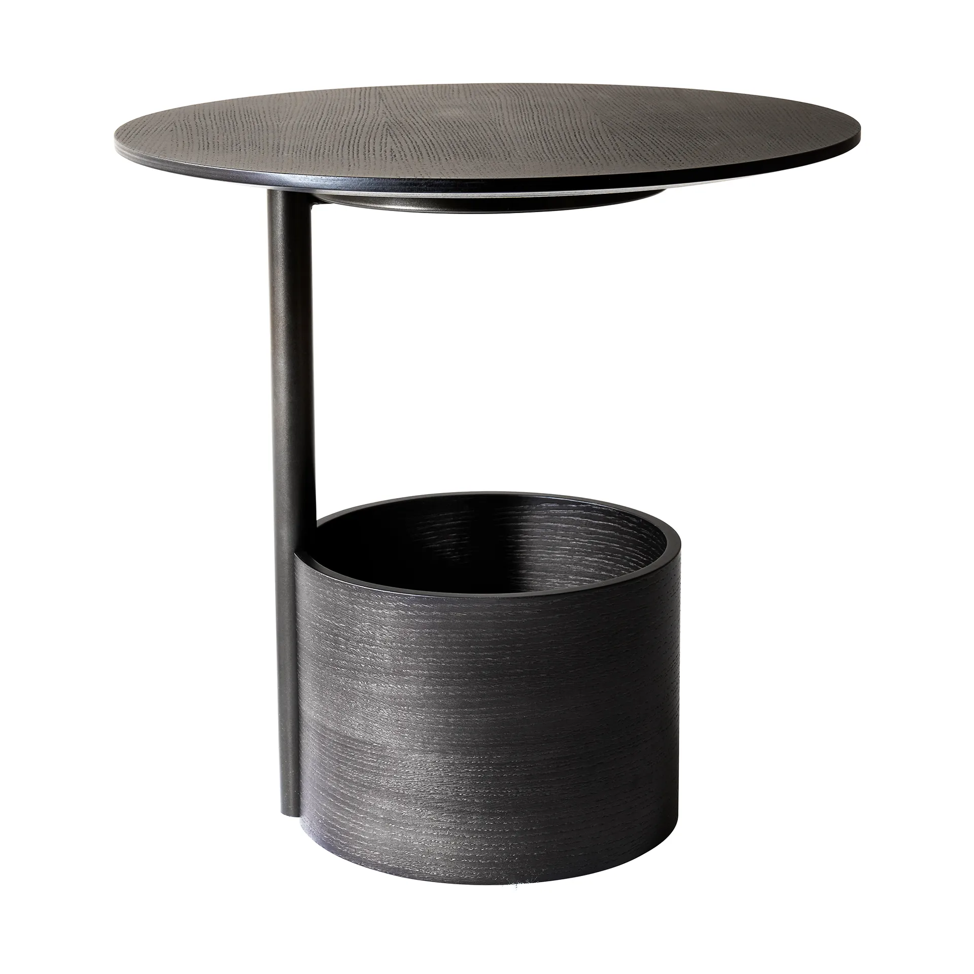 Parasol S salontafel Ø50 cm, Dark stained oak Maze