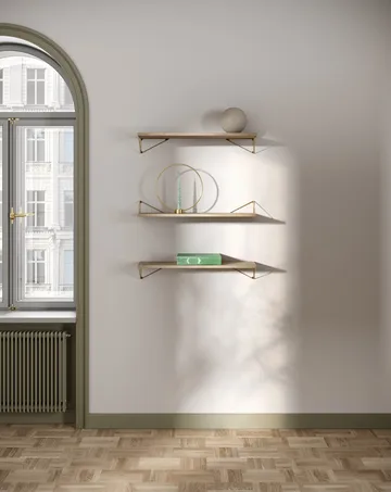 Pythagoras Bundle A plankensysteem eiken-messing - Maze