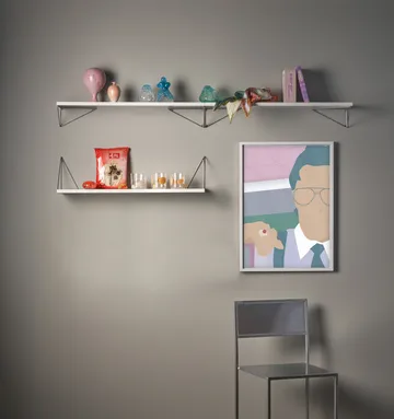 Pythagoras Bundle A plankensysteem wit-chroom - Maze