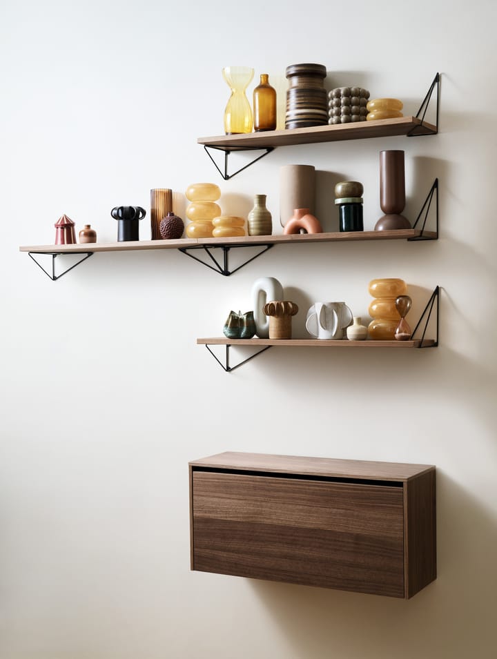 Pythagoras Cabinet wandkast 38x80 cm, Walnut Maze