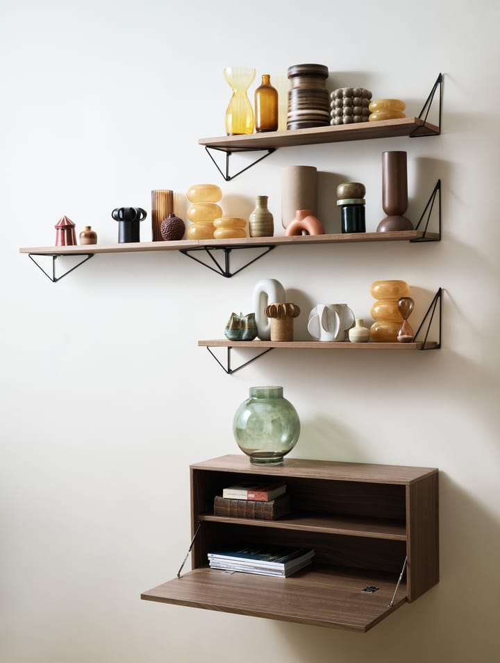 Pythagoras Cabinet wandkast 38x80 cm, Walnut Maze