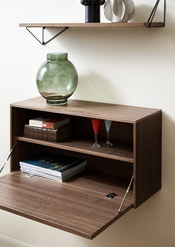 Pythagoras Cabinet wandkast 38x80 cm, Walnut Maze
