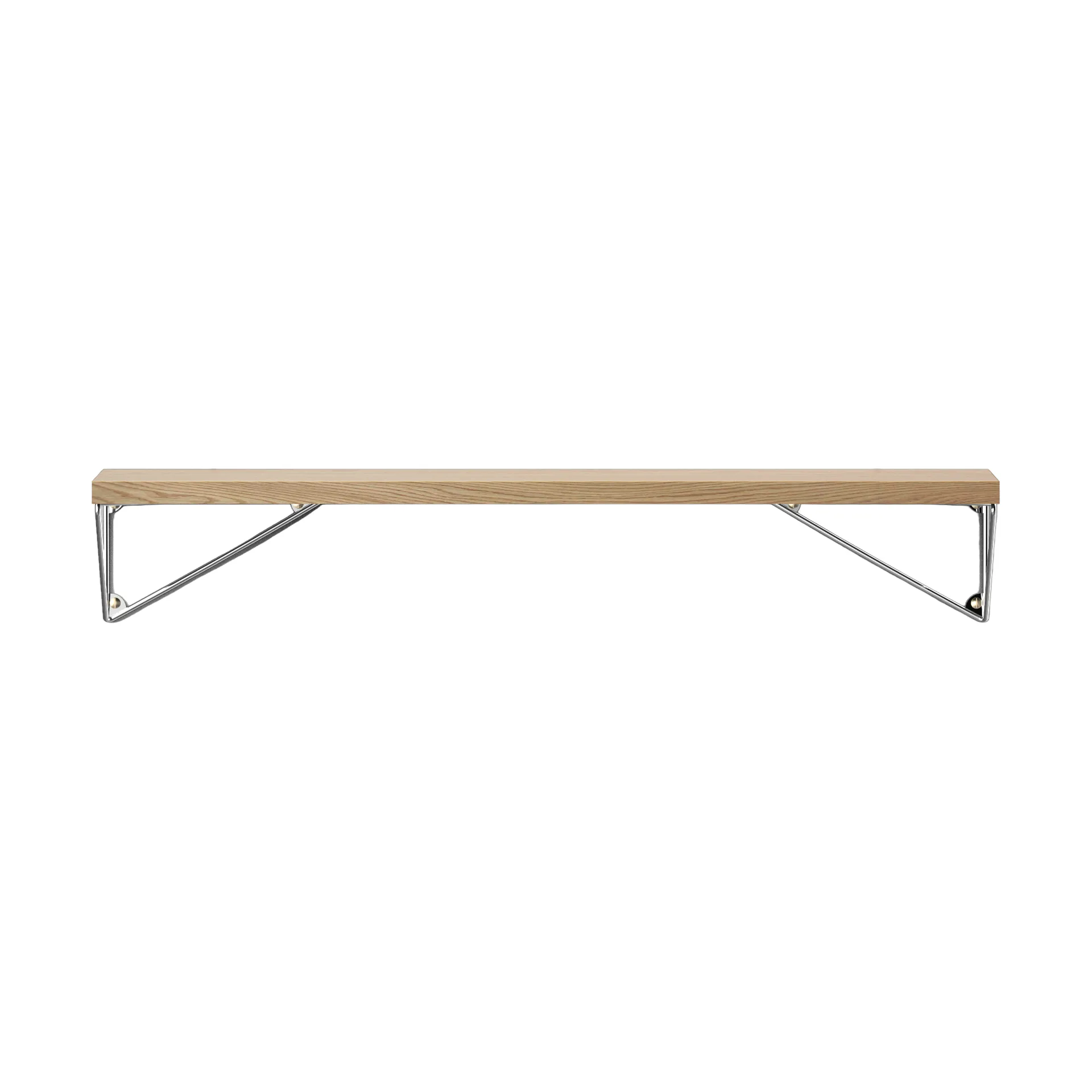 Pythagoras plank, Eik-chroom, 20x80 cm,  Maze