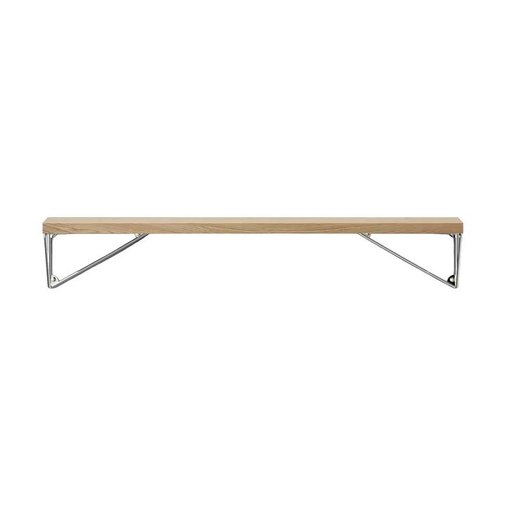 Pythagoras plank, Eik-chroom, 20x80 cm - Maze