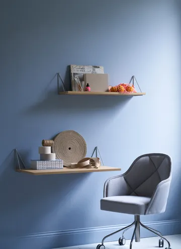 Pythagoras plank, Eik-chroom, 20x80 cm - Maze
