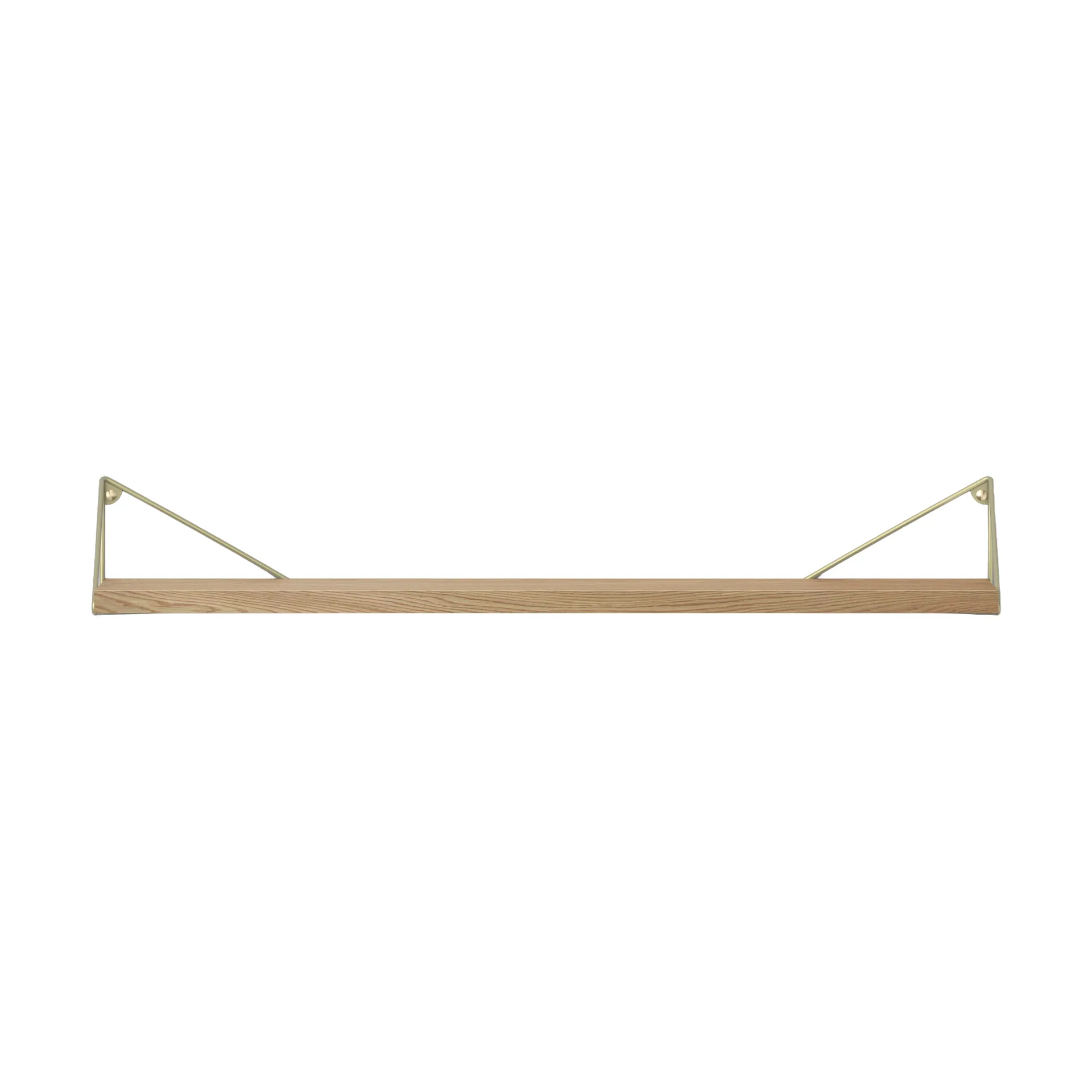 Pythagoras plank, Eik-messing, 20x80 cm,  Maze