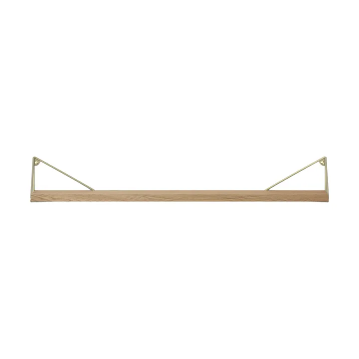 Pythagoras plank, Eik-messing, 20x80 cm - Maze