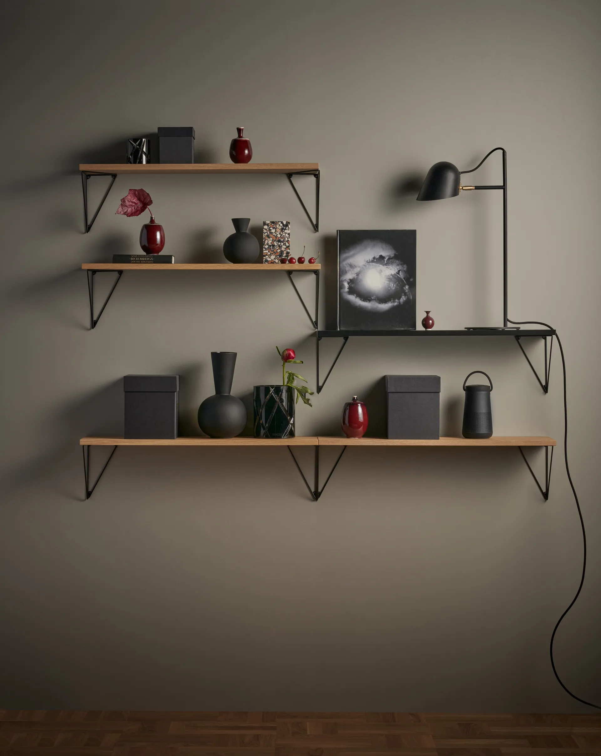 Pythagoras plank, eikenhout Maze