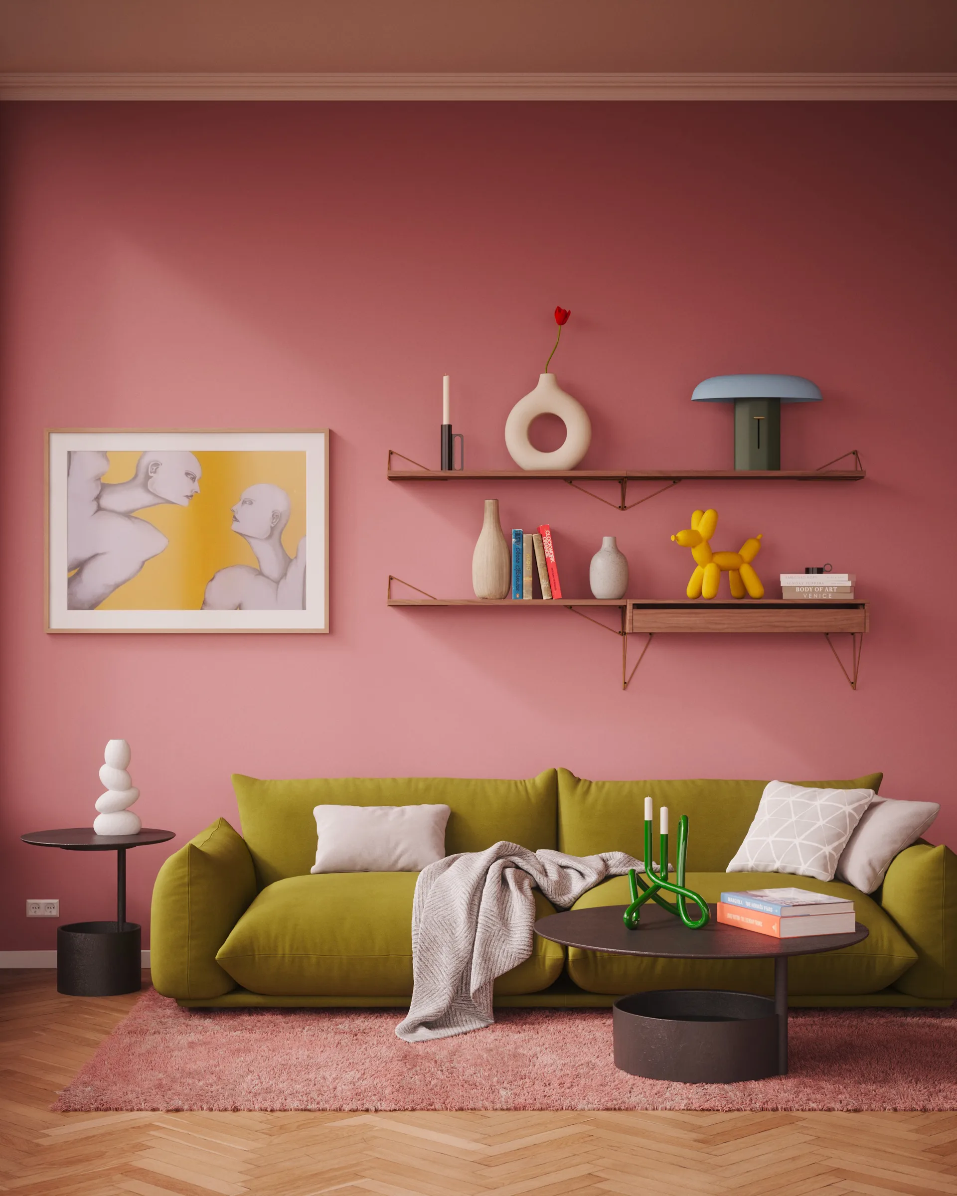 Pythagoras plank groot, Walnoot Maze