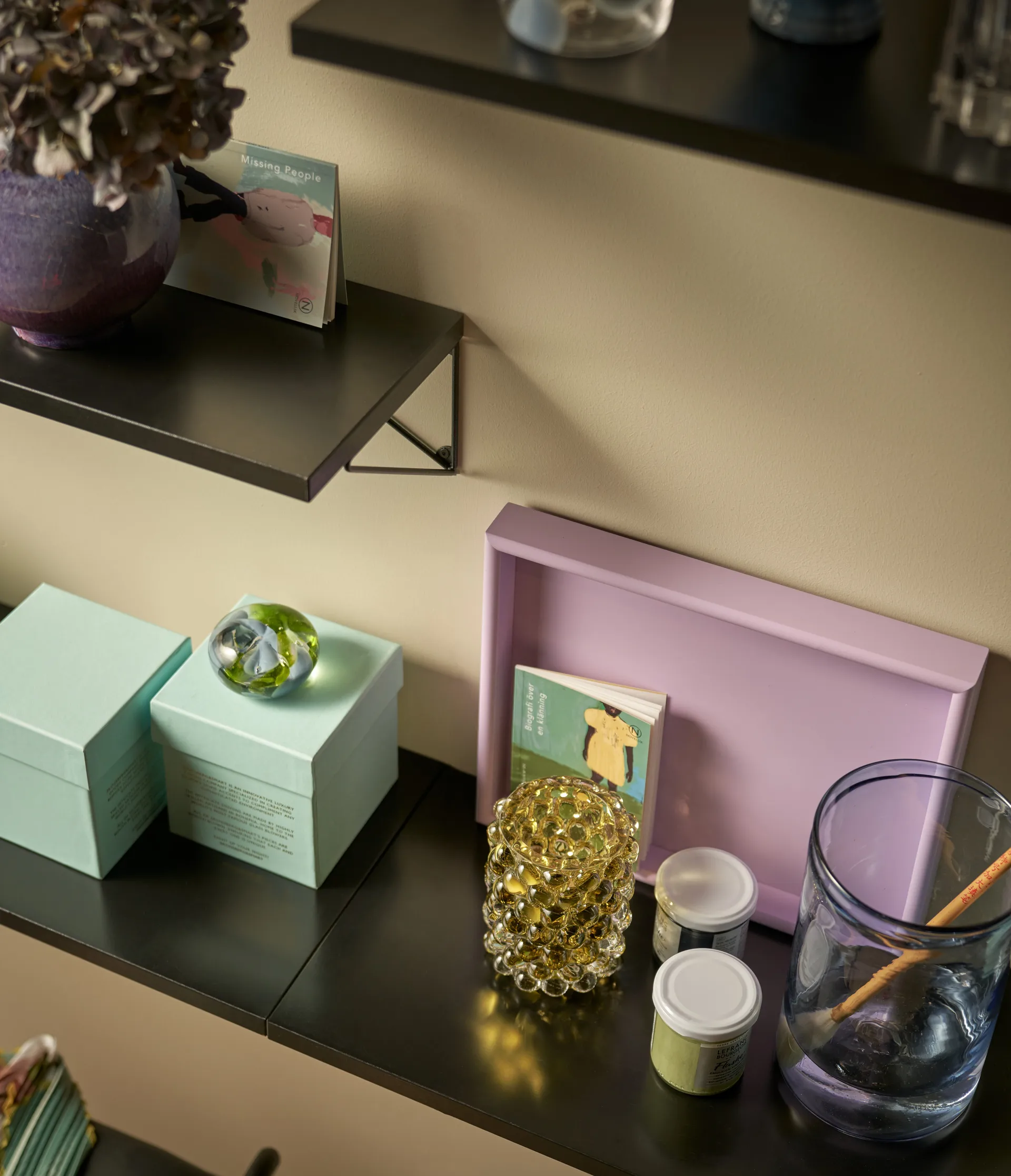 Pythagoras plank groot, zwart Maze