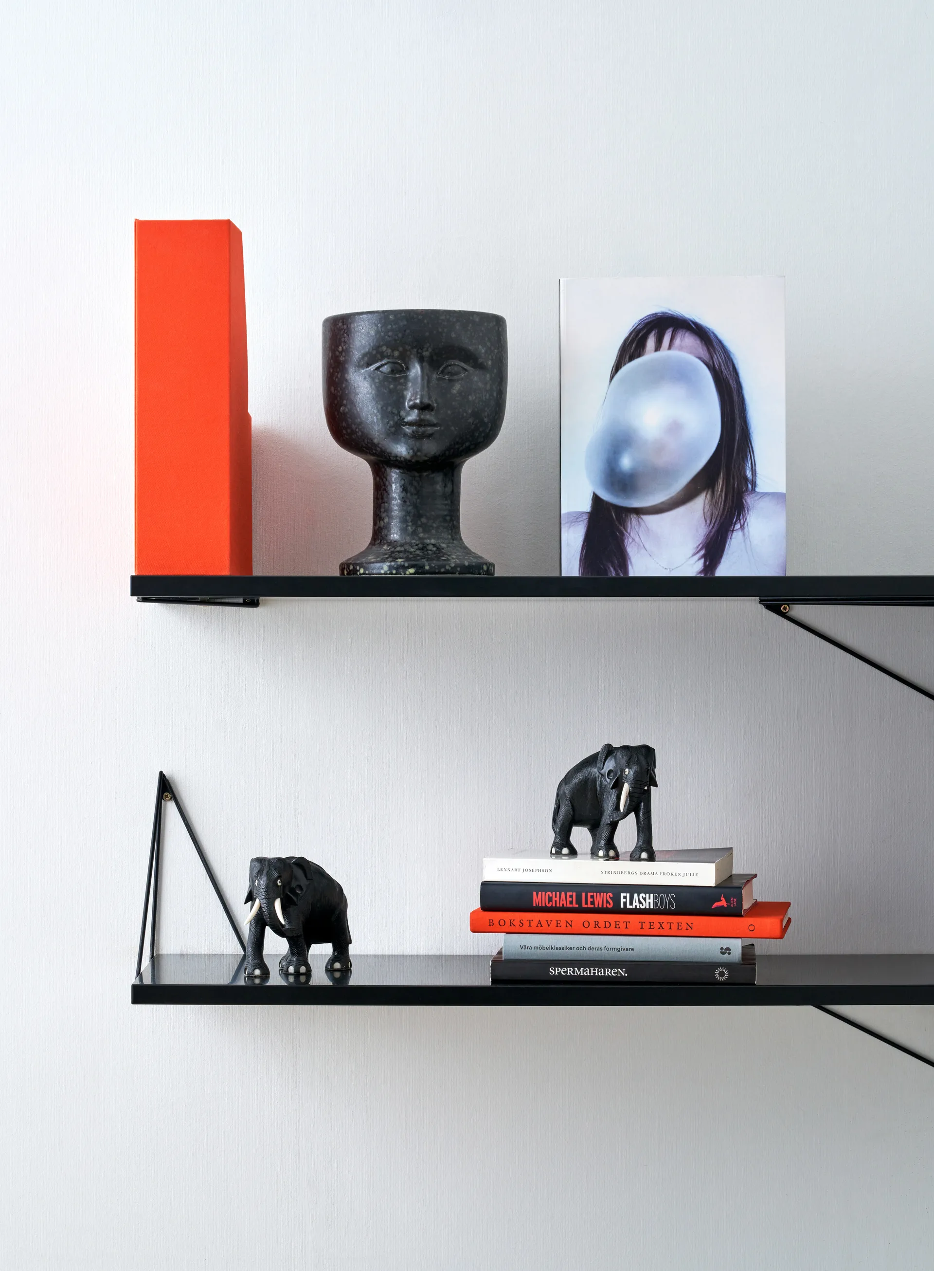 Pythagoras plank groot, zwart Maze