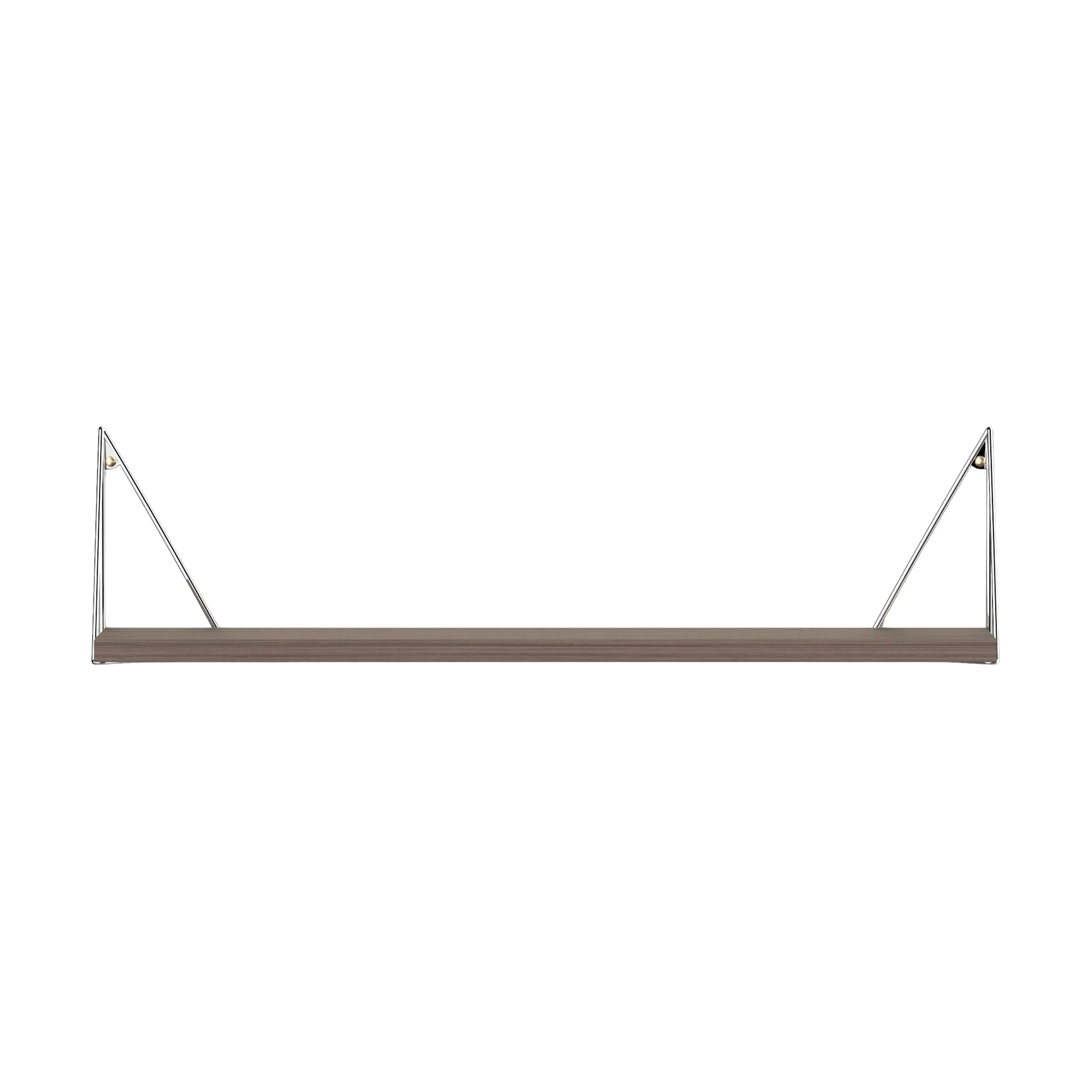 Pythagoras plank, Walnoot-chroom, 20x80 cm,  Maze