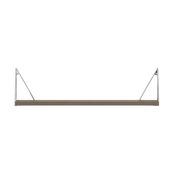Pythagoras plank, Walnoot-chroom, 20x80 cm - Maze