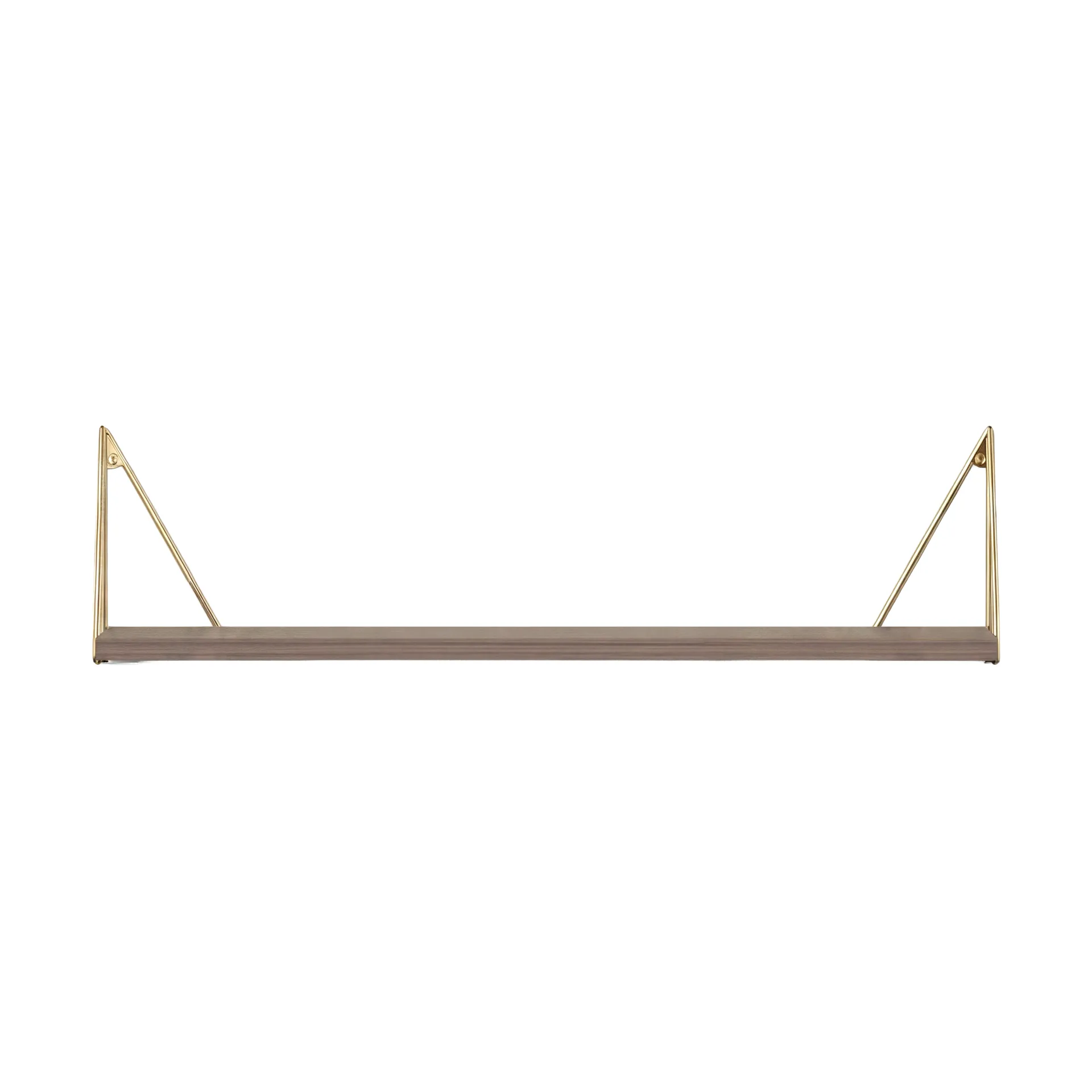 Pythagoras plank, Walnoot-messing, 20x80 cm,  Maze