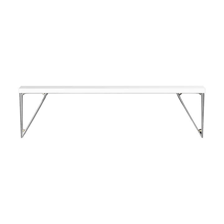 Pythagoras plank, Wit-chroom, 20x80 cm - Maze