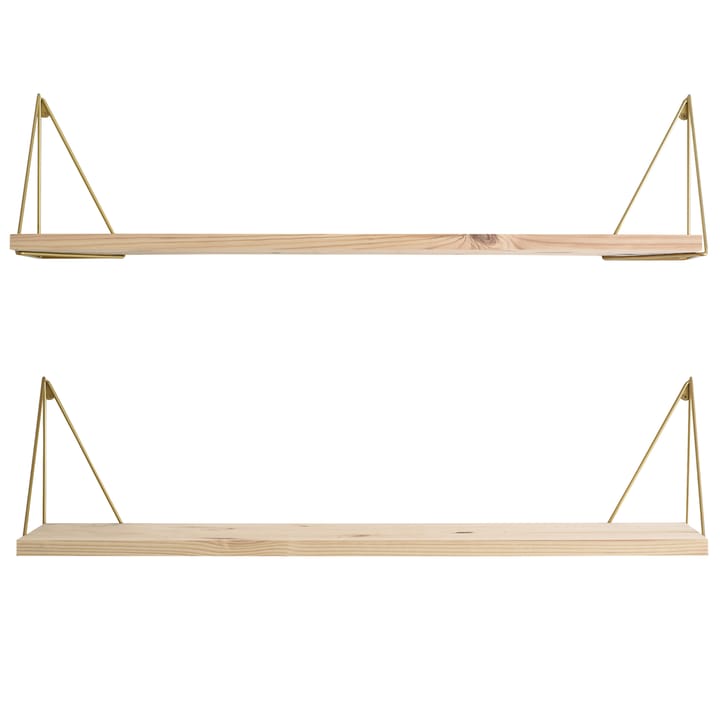 Pythagoras Play plank - Messing - Maze