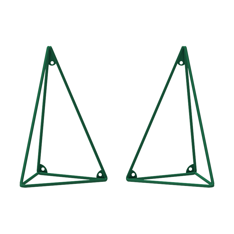 Maze Pythagoras steunen 2-pack Fern green | Scandinavisch Interieur | Planken & planksystemen | Groen