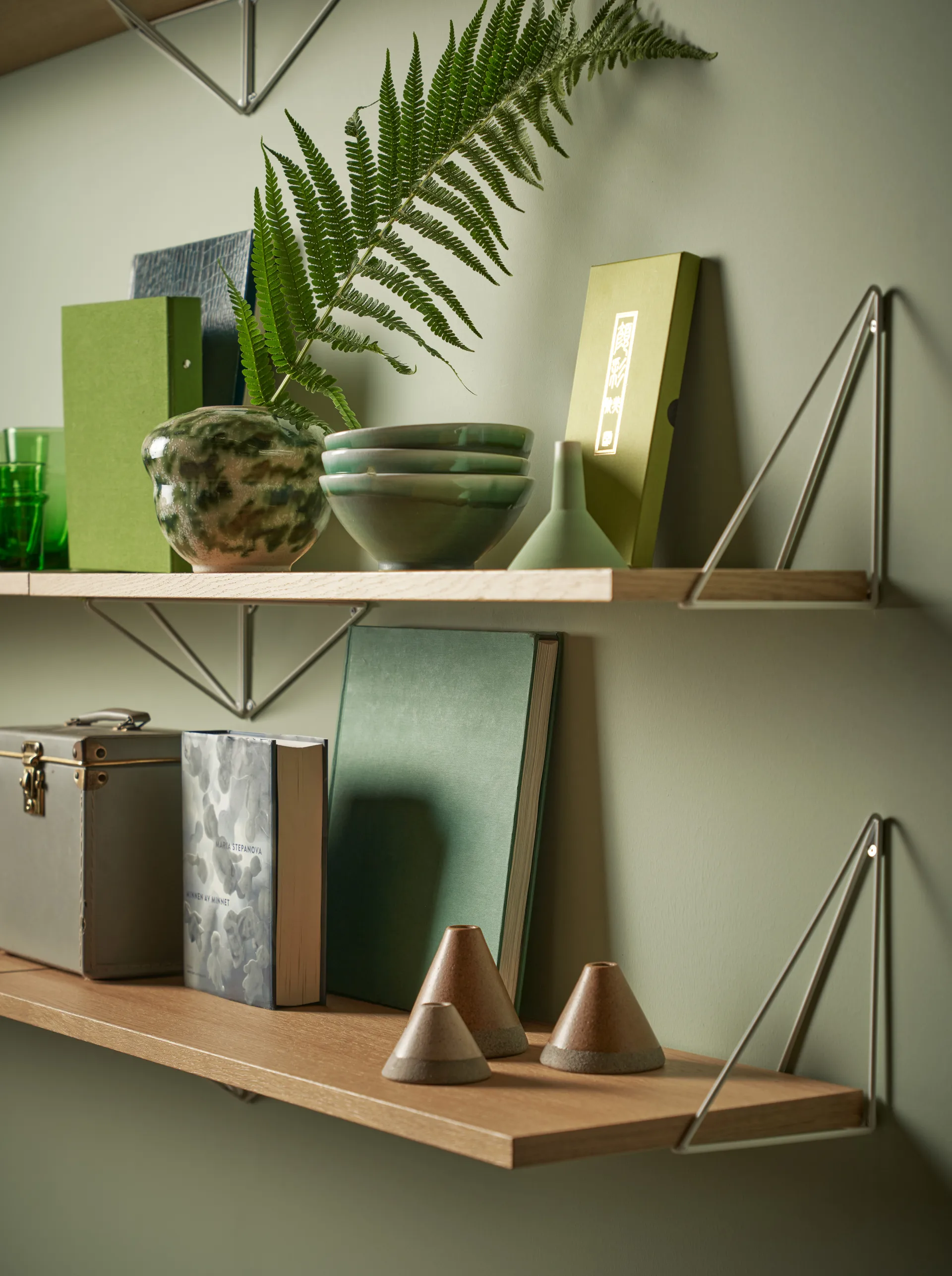 Pythagoras steunen 2-pack, wit Maze