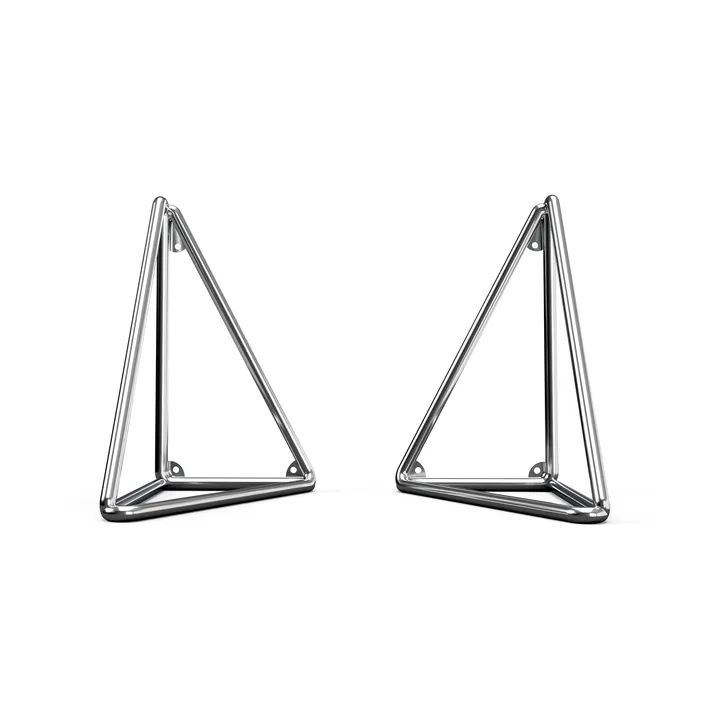 Pythagoras XL Beugels 2-pack - Chrome - Maze