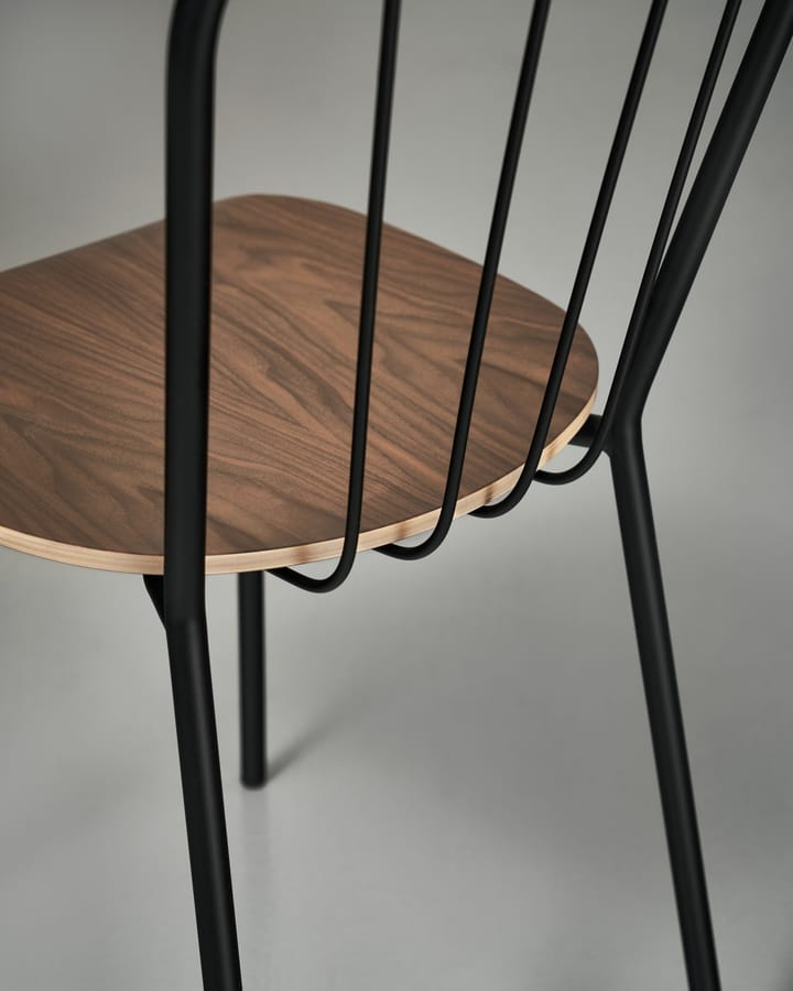 Same Chair stoel, Zwart-walnoot Maze
