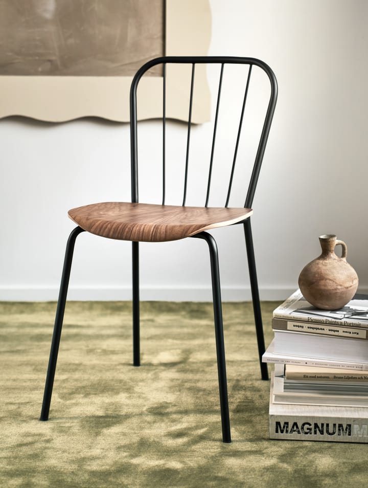 Same Chair stoel, Zwart-walnoot Maze