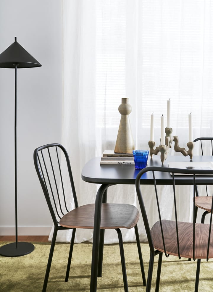 Same Chair stoel, Zwart-walnoot Maze